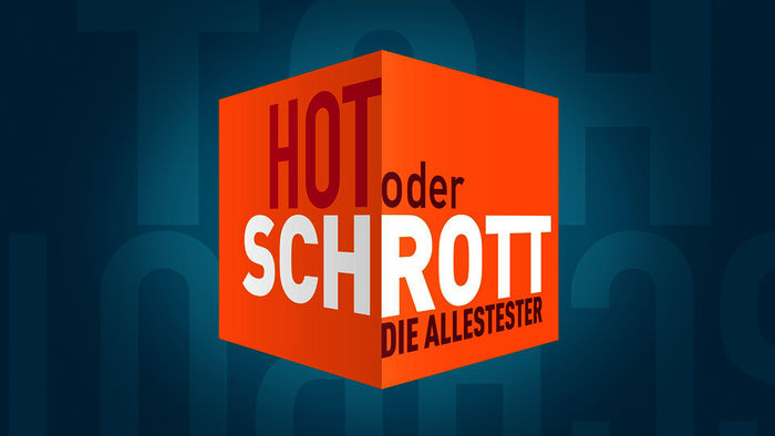 Das Logo zur Sendung: "Hot oder Schrott - Die Allestester". Bild: Sender / TVNOW