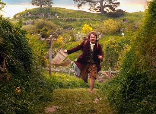 Martin Freeman als Bilbo Baggins. Bild: Sender/Warner Bros. 