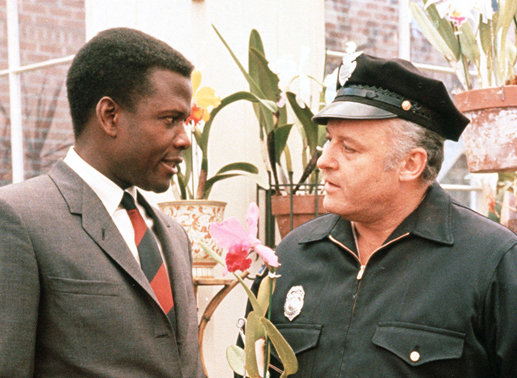 Polizei-Chef Bill Gillespie (Rod Steiger, re.) und der Detektiv Virgil Tibbs (Sidney Poitier). Bild: Sender