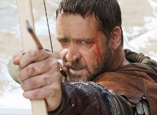 Mit Pfeil und Bogen: Crowe Russell ist Robin Hood. Bild: Universal