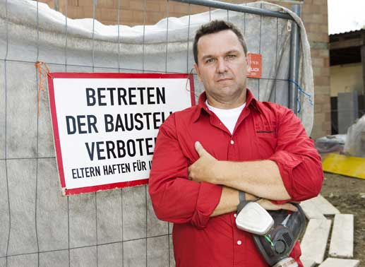 Günter Nussbaum im Einsatz. Bild: Sender