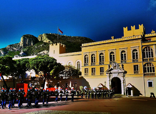 Fürstenpalast der Familie Grimaldi in Monaco. Bild: Sender