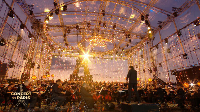 Klassik am Eiffelturm. Bild: Sender / ORF / C-MAJOR