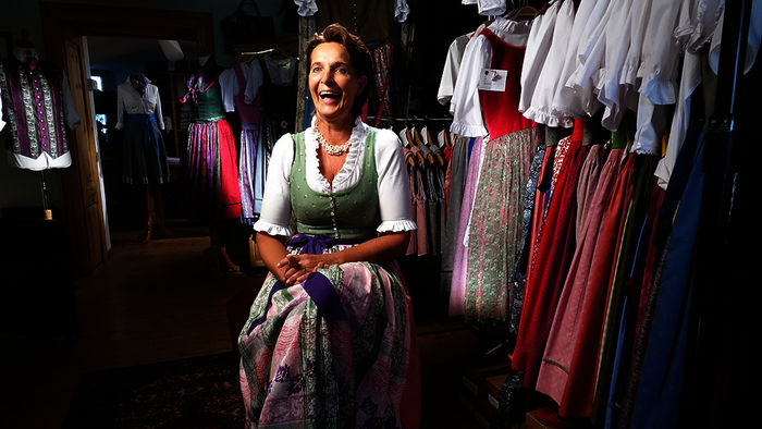 Martina Reischauer von "Mautner Drucke" in Bad Aussee. Bild: Sender / ORF / pre tv