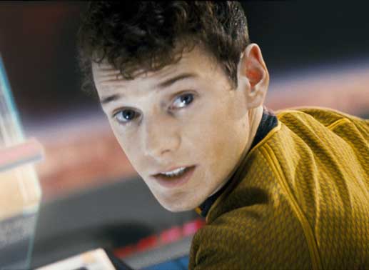 Anton Yelchin (Chekov). Bild: Sender