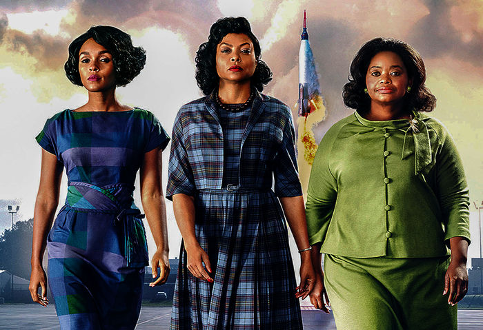 Janelle Monáe (Mary Jackson), Taraji P. Henson (Katherine G. Johnson), Octavia Spencer (Dorothy Vaughan). Bild: Sender / ORF / Pro7 / 2016 Twentieth Century Fox Film / Hopper Stone