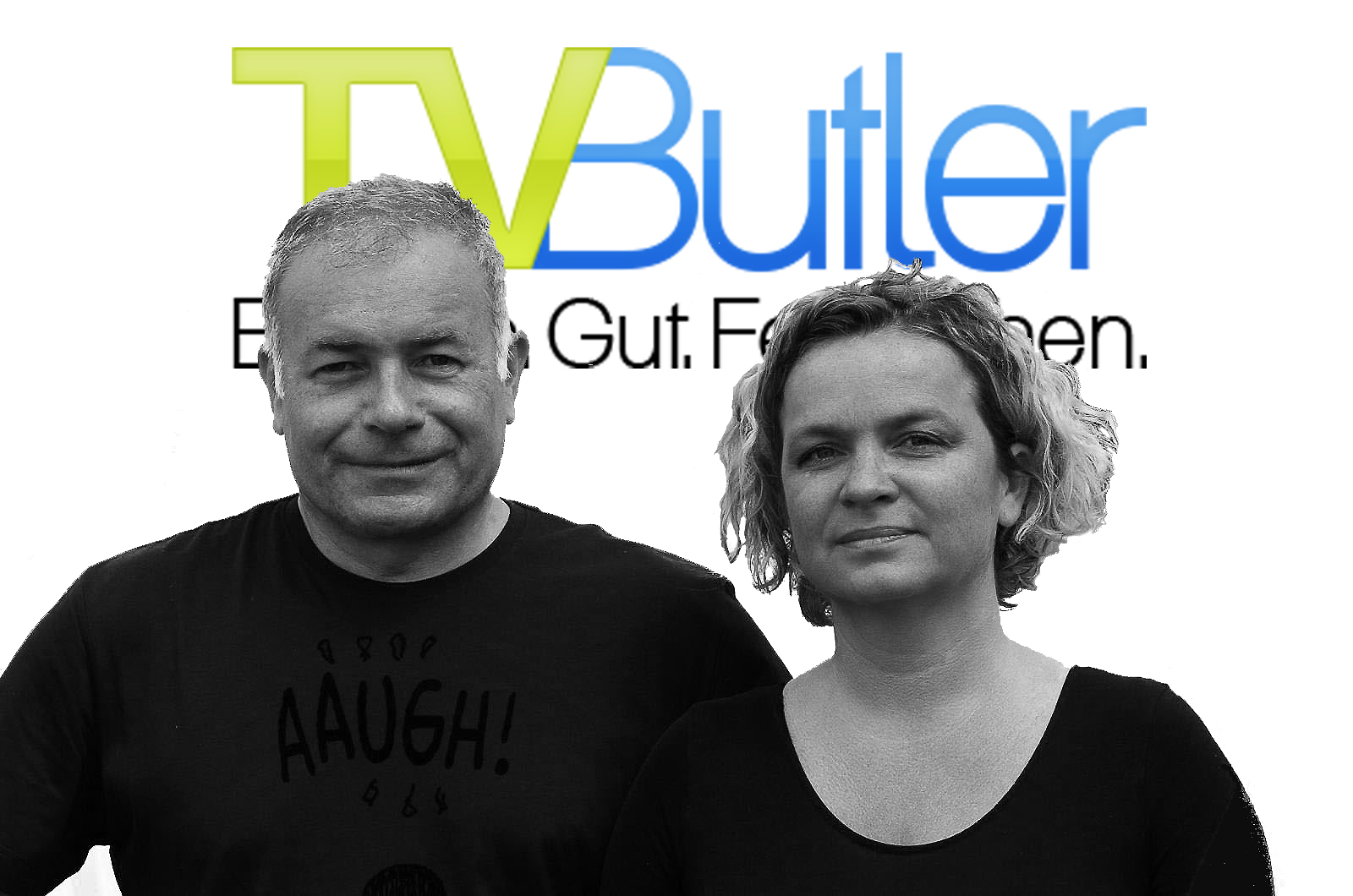 Werner Rass und Andrea Tscheplak von TVButler.at. Bild: TVButler