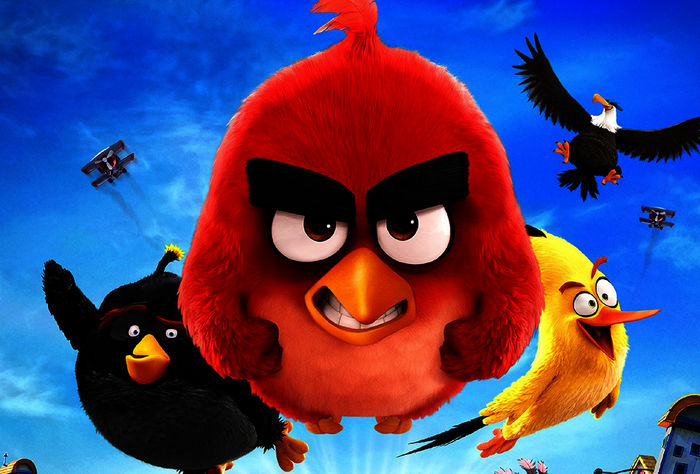 Artwork zum Film „Angry Birds“. Bild: Sender
