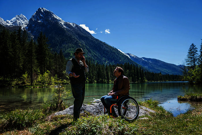 Erwin Steinhauer (Alfons Seywald), Florian Teichtmeister (Peter Palfinger). Bild: Sender / Satel Film / Toni Muhr