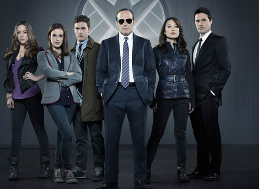 CHLOE BENNET, ELIZABETH HENSTRIDGE, IAIN DE CAESTECKER, CLARK GREGG, MING-NA WEN, BRETT DALTON. Bild: Sender