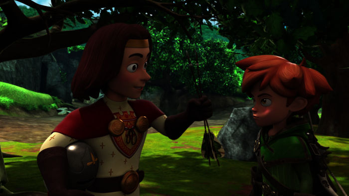 Robin Hood. Bild: Sender / ZDF / Method Animation / DQ Entertainment