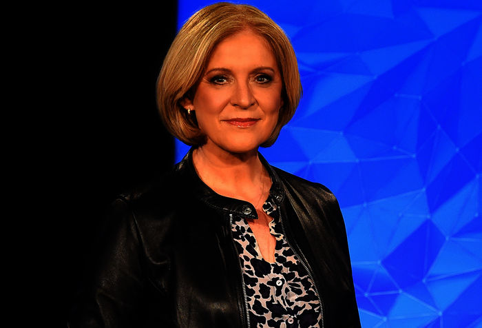 Politik live: Ingrid Thurnher. Bild: Sender / ORF / Thomas Jantzen