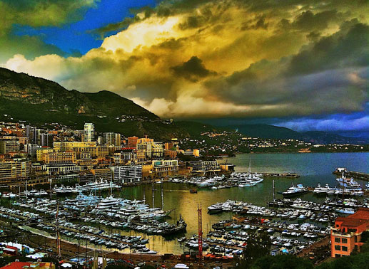 Stadtansicht Monaco. Bild: Sender
