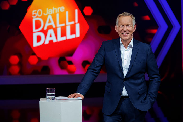 50 Jahre Dalli Dalli - Die große Jubiläumsshow mit Johannes B. Kerner. Bild: Sender / ORF / ZDF / Sascha Baumann