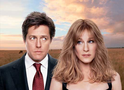 Seit drei Monaten lebt das früher einmal glückliche Ehepaar Morgan getrennt, weil Jurist Paul (Hugh Grant) Immobilienmaklerin Meryl (Sarah Jessica Parker)  betrogen hat. Alle Entschuldigungen  tropfen bei Meryl ab, bis beide zufällig Zeuge eines Mordes und vom FBI auf dem Land untergebracht werden ... Bild: Sender/Columbia