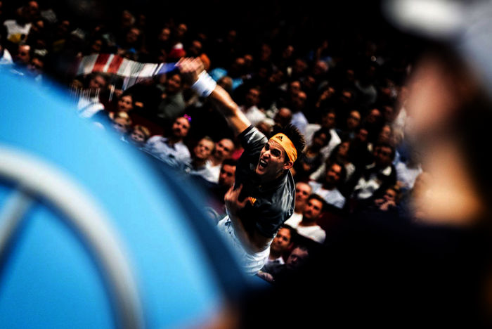 Dominic Thiem greift als Österreichs Nummer 1 ins Turniergeschehen mit dem Match gegen Kroatien ein. Bild: Red Bull Content Pool / Alexander Schwarz