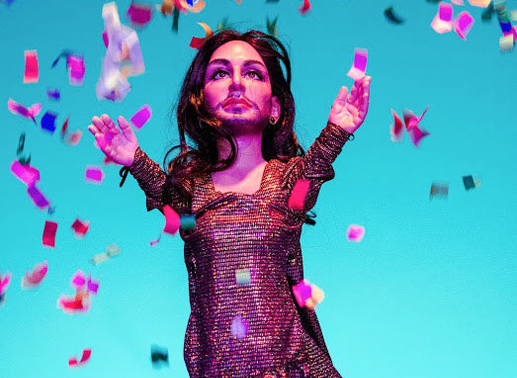 Neue maschek-Puppe: Conchita Wurst. Bild: Sender