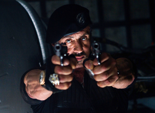 Sylvester Stallone (Barney Ross). Bild: Sender