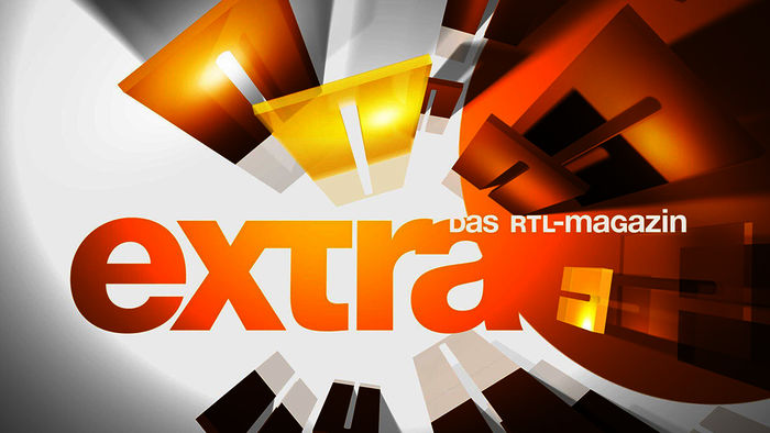 Extra - Das RTL Magazin. Logo der Sendung. Bild: Sender