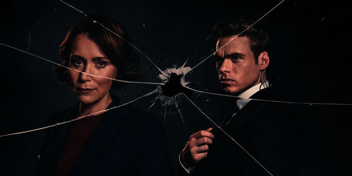 David Budd (Richard Madden) ist der neue Bodyguard von Innenministerin Julia Montague (Keeley Hawes). Bild: Sender / ZDF / DESWILLIE