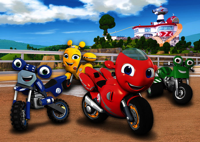 Loop, Scootio, Ricky und DJ. Bild: Sender / SUPER RTL