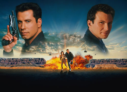 Deakins (John Travolta, l.) und Hale (Christian Slater). Bild: Sender