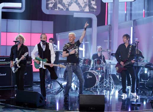 Als Showact dabei: Scooter und Status Quo mit "Jump That Rock! Whatever You Want". Bild: Sender