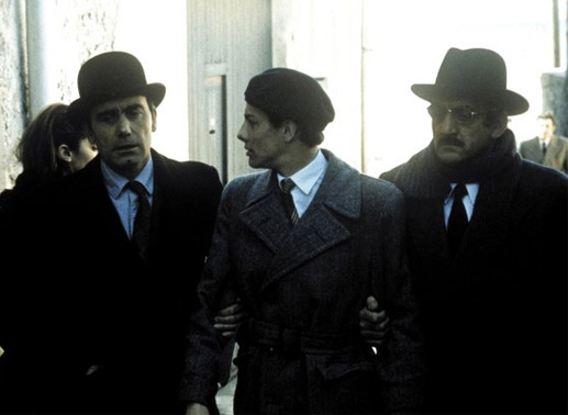 Paul Crauchet, Alain Libolt und Lino Ventura in „Armee im Schatten“ (1969). Bild: Sender