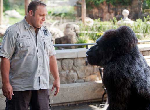 Zwischen Tierpfleger Griffin (Kevin James) und Gorilla Bernie entwickelt sich eine echte Männerfreundschaft. Bild: Sender