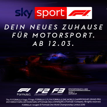 Neuer Sky-Sender: Sky Sport F1