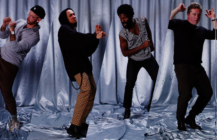 Boys: Henri, Kelvyn, Emeka und Dominik. Bild: Sender / ZDF und Laura Ettel.