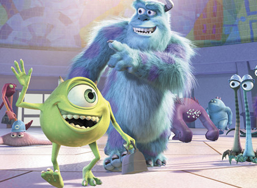 Mike Wazowski (vorne l.) und James P. Sullivan (vorne r.) gehören eindeutig zu den beliebtesten Monstern der gesamten Firma ... Bild: Sender / Buena Vista