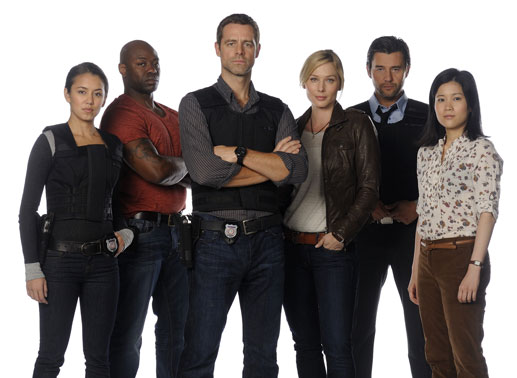 Ein eingespieltes Team (v.l.n.r.): Detective Elizabeth Liette (Luisa D'Oliveira), Leo (Dayo Ade), Detective Aiden Black (David Sutcliffe), Dr. Daniella Ridley (Stefanie von Pfetten), Miller Branson (Steve Bacic), Detective Elizabeth Liette (Mayko Nguyen). Bild: Sender