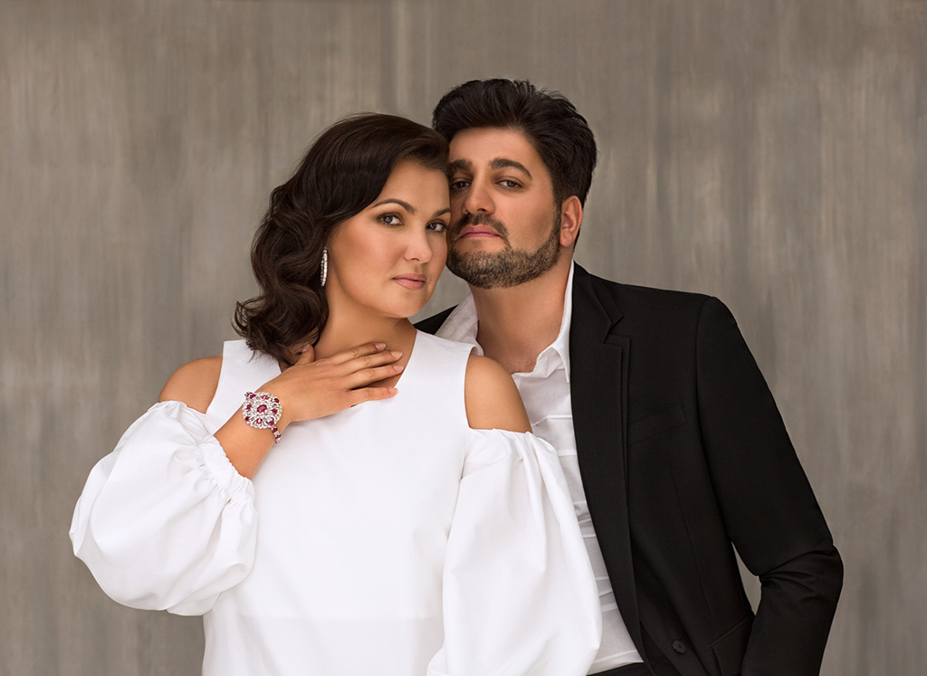 Anna Netrebko und ihr Ehemann, der Tenor Yusif Eyvazov, in der Arena di Verona: 