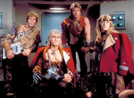 Der gentechnisch optimierte Übermensch Khan (Ricardo Montalban) tyrannisiert seine Anhänger und will sich an Captain Kirk rächen. Bild: Sender/Paramount