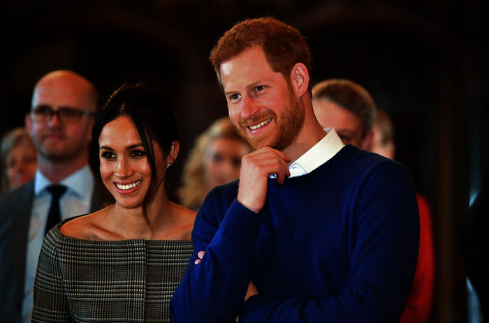 Harry und Meghan in Vorfreude. Bild: Sender/Gettyimages