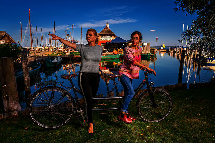 Ella (Annette Frier) und Christina (Julia Richter): zwei starke Frauen, zwei unterschiedliche Richtungen! Bild: Sender