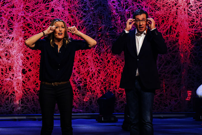 Küss die Hand. Mit Veronika Gruber und Viktor Gernot. Bild: ServusTV / Erwin Scheriau