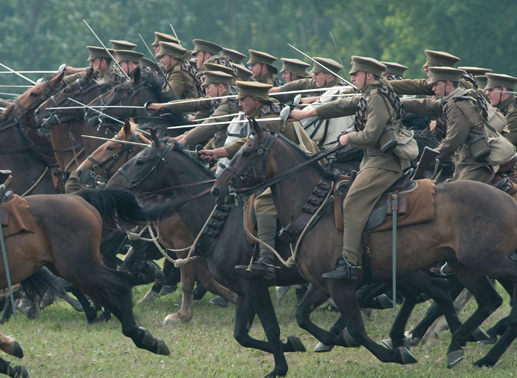 Die britische Kavallerie im Einsatz. Bild: Sender/Disney