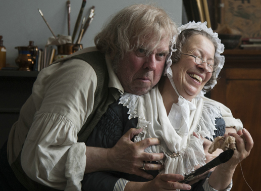 Timothy Spall und Dorothy Atkinson in „Mr. Turner - Meister des Lichts“. Bild: Sender/ Channel Four Television Corporation