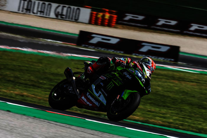 Jonathan Rea. Bild: Sender / WorldSBK
