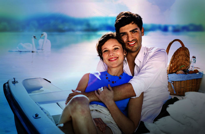 Sturm der Liebe 19. Staffel: Dorothée Neff und Marcel Zuschlag sind das Traumpaar der 19. Staffel "Sturm der Liebe": Bild: Sender / ARD / Christof Arnold / MilchDesign,