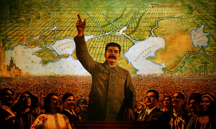 Das Rote Imperium: Stalin als ,,Vater der Völker": Der Personenkult um den sowjetischen Diktator nahm immer größere Ausmaße an. Bild: Sender / MDR / arte / Galerie Bilderwelt