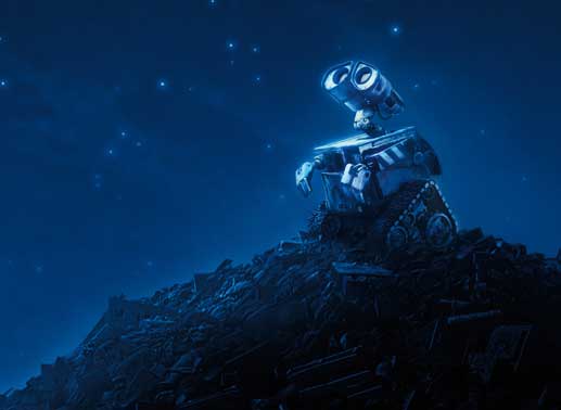 Manchmal fühlt sich Wall-E sehr, sehr einsam. Bild: Sender/Touchstone