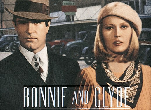 In ihrem grenzenlosen Übermut geraten Bonnie Parker (Faye Dunaway) und Clyde Barrow (Warren Beatty) als Gangster in einen immer gefährlicheren Strudel der Gewalt. Bild: Sender