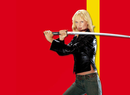 Kampfbereit: Uma Thurman in Kill Bill 2. Bild: Sender