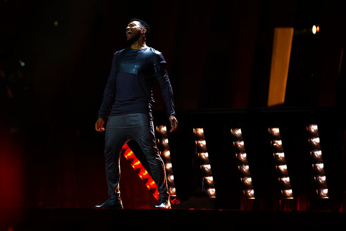 Österreichs Starter zum ESC 2018: Cesar Sampson. Bild: Sender / ORF / Roman Zach-Kiesling