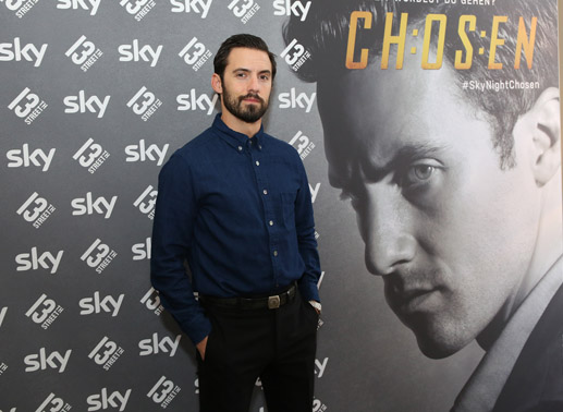 Milo Ventimiglia, der „Chosen“-Star im Künstlerhaus-Kino. Bild: Sender / Katharina Schiffl.