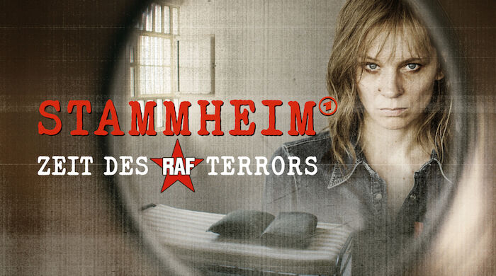 Stammheim - Zeit des Terrors: Gudrun Ensslin (Lilith Stangenberg). Bild: Sender / Collage Spiegel TV / tricky