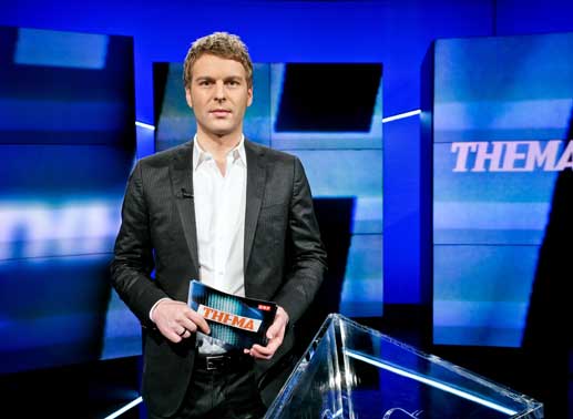 Christoph Feurstein im Studio. Fotocredit:ORF/Hans Leitner